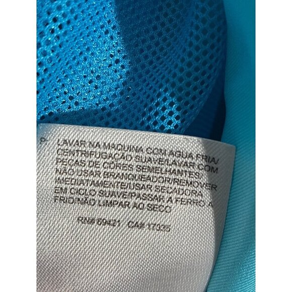 Reebok Womens Lightweight Blue Full-Zip Hooded Jacket With Elastic Cuffs Size S - Picture 11 of 11